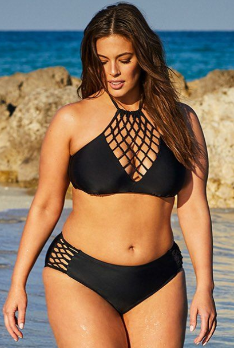 Ashley Graham's Bathing Suit Hack for Big Breasts