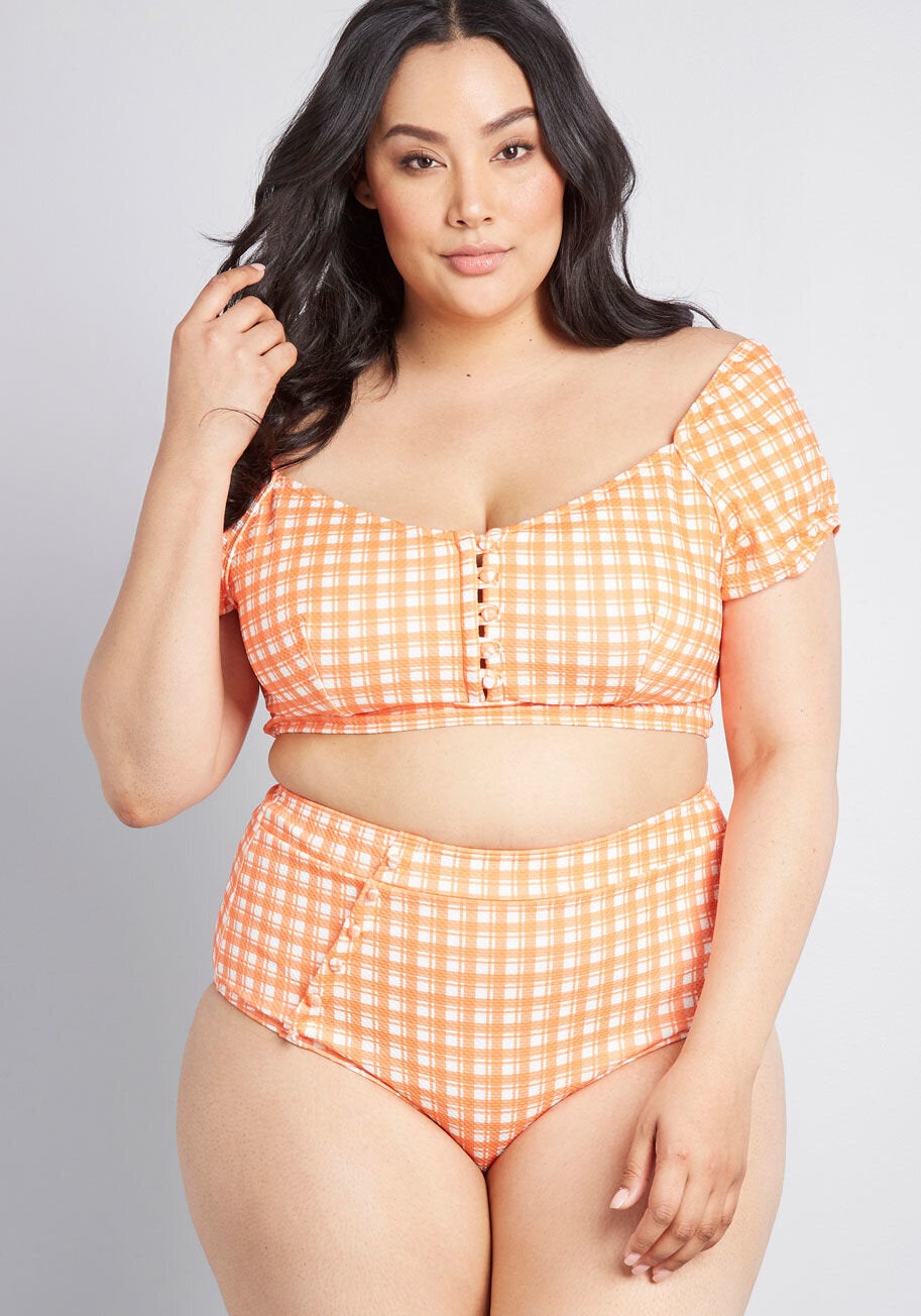 25 Hot Plus-Size Swimsuits That Are WAY Sexier Than A Damn Tankini