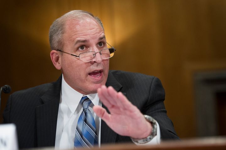 Former Border Patrol Chief Mark Morgan testifies before a congressional committee on April 4, 2019.
