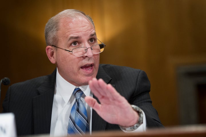 Former Border Patrol Chief Mark Morgan testifies before a congressional committee on April 4, 2019.