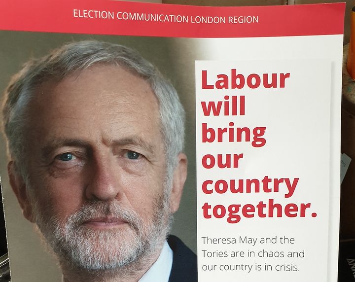 Labour's unaddressed European leaflet in London