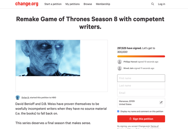 Viral Petition To Remake ‘Game Of Thrones’ Sparks Daenerys Targaryen-Level