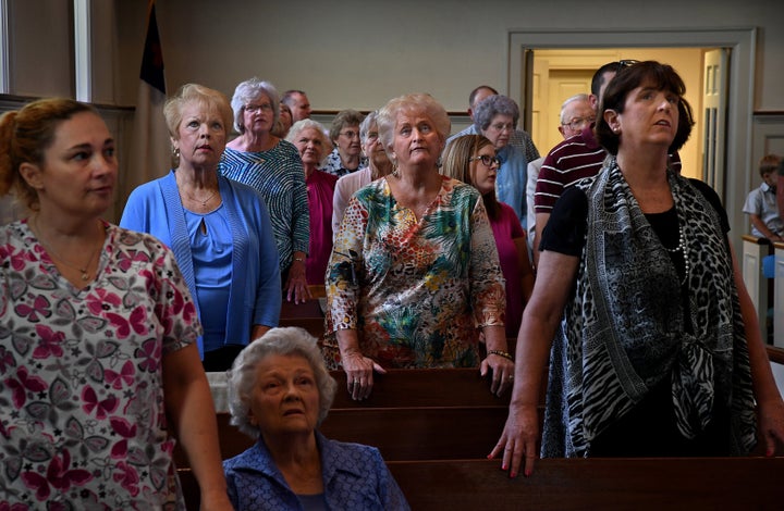 Evangelical members of the First Baptist Church of Luverne pictured last year.