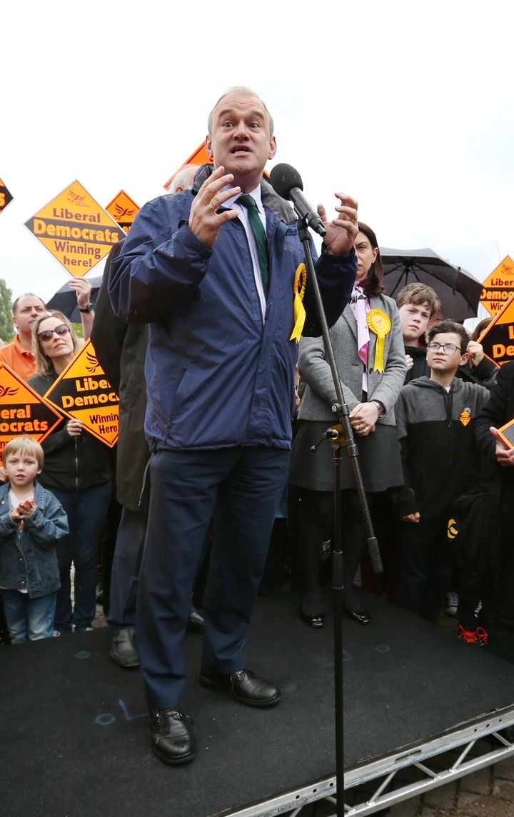 Sir Ed Davey, Lib Dems' home affairs spokesman and a former energy secretary