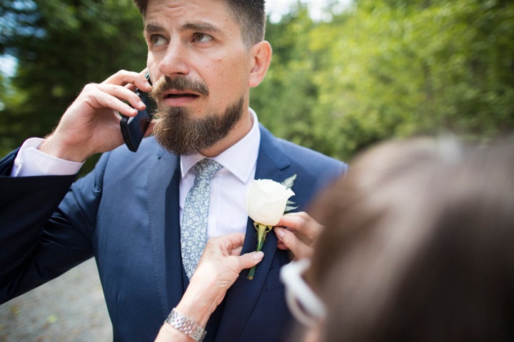 Don't call a groom or bride and ask them what you should wear or what the cost per plate is. Come on, dude.