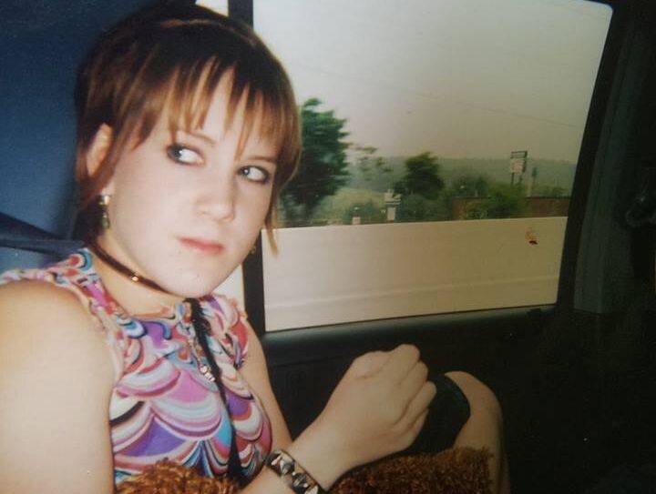 Zirlott at the end of her junior year of high school, not long after she was sexually assaulted (2005).