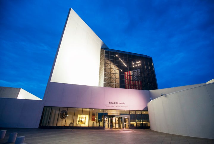 The JFK Library in Boston.