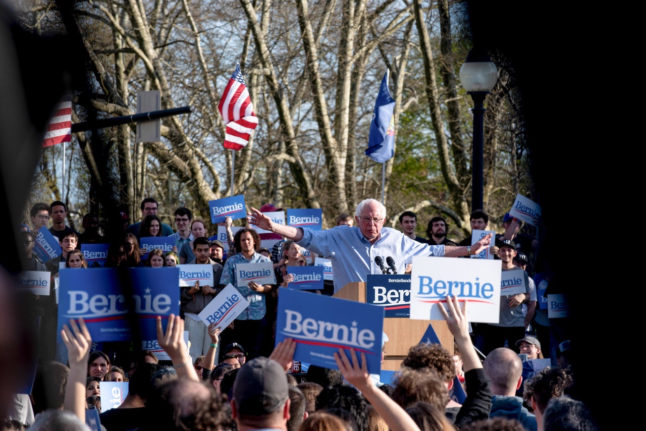 If Sanders becomes president, he'll rely on a lot more rallies like this one in Pittsburgh to build support for his agenda.