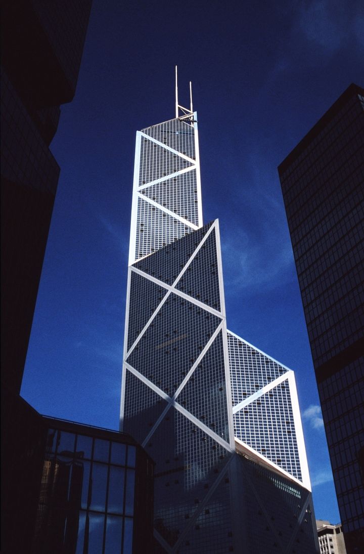 O Πύργος της τράπεζα της Κίνας στο Χονγκ Κονγκ