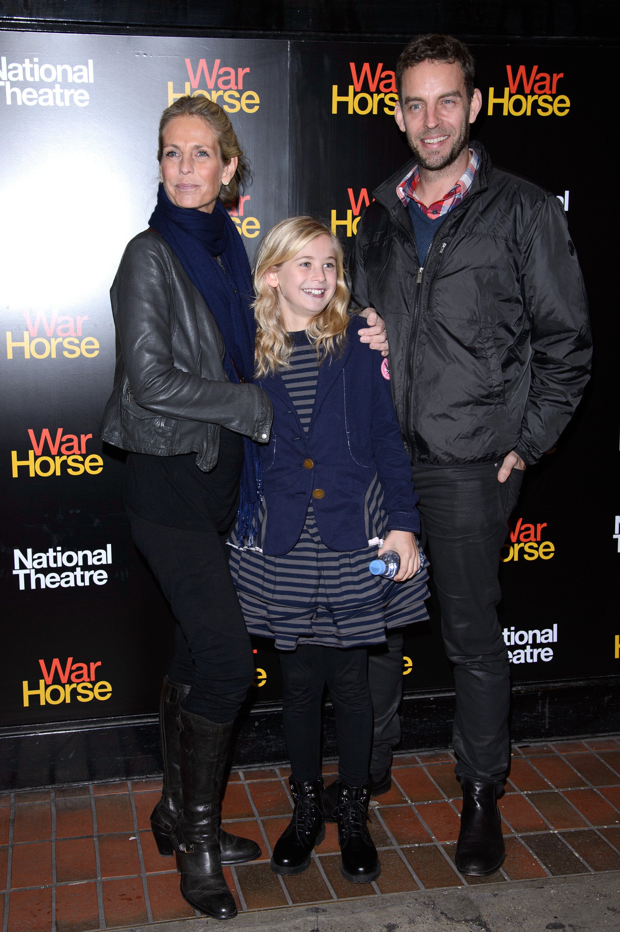 LONDON, ENGLAND - OCTOBER 25: (L-R) Ulrika Jonsson and Brian Monet attends the 5th anniversary performance of 'War Horse' at The New London Theatre, Drury Lane on October 25, 2012 in London, England. (Photo by Ben Pruchnie/Getty Images)