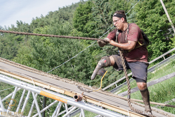 Jeffrey, lors d'une de ses nombreuses courses Spartan.