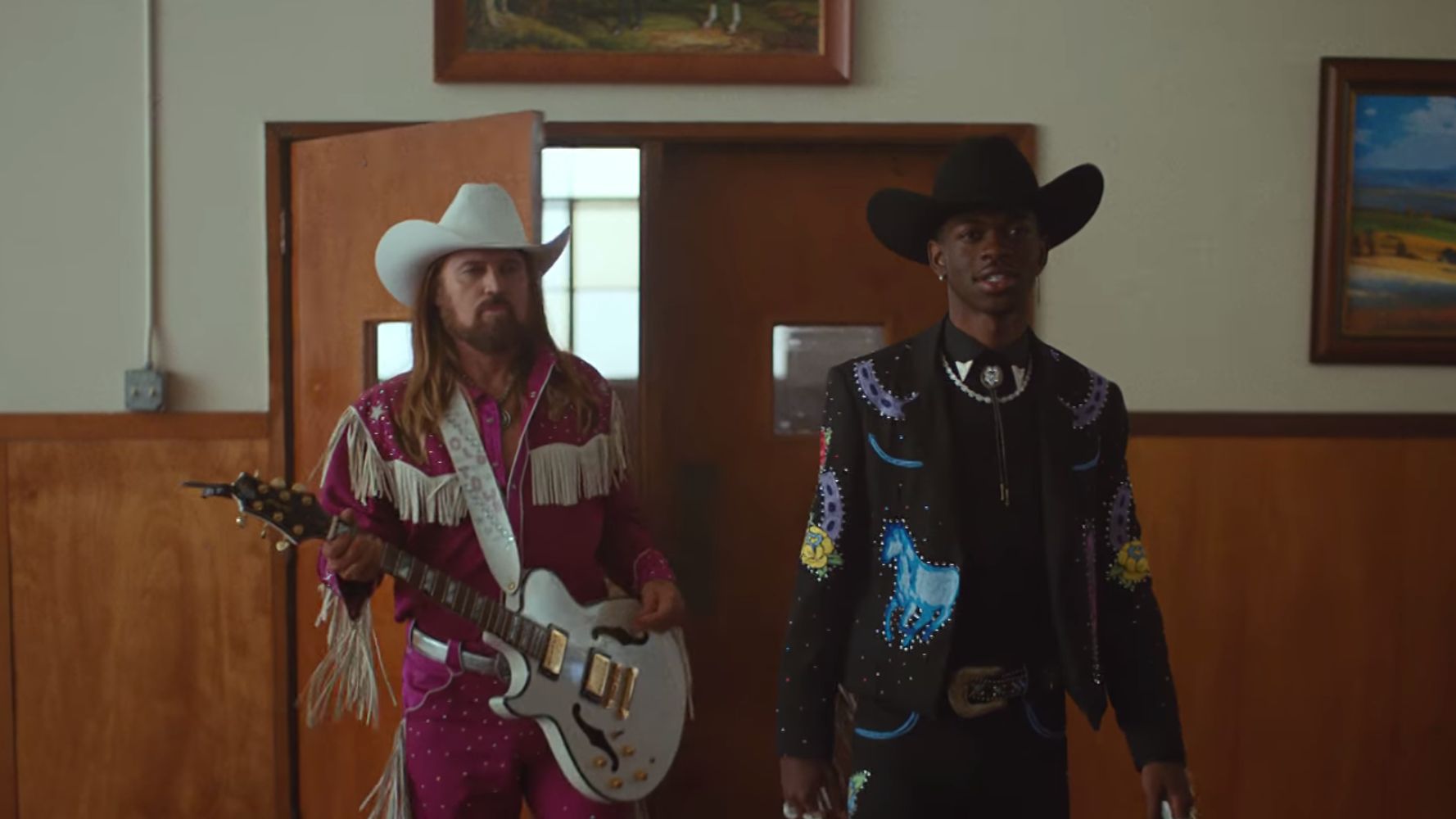 Lil Nas X rips through 'Old Town Road' with BTS, Billy Ray Cyrus