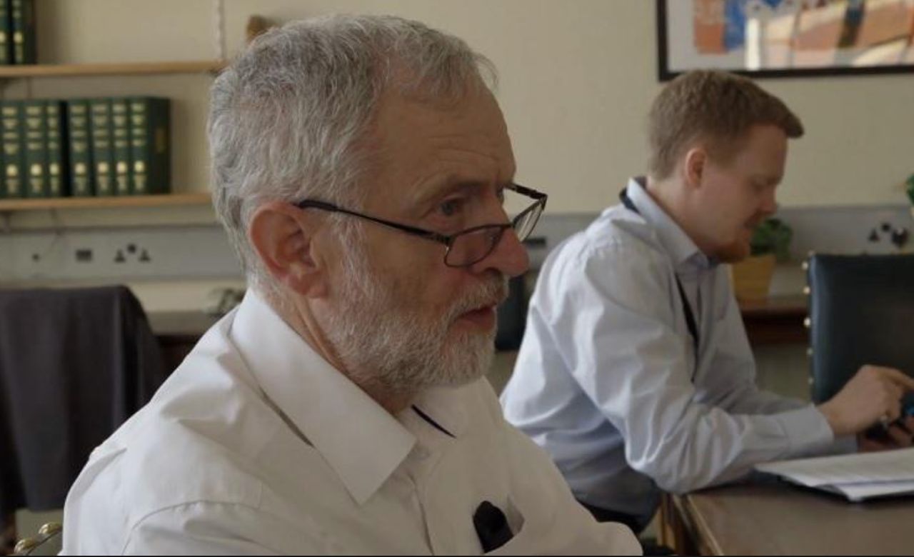 Jeremy Corbyn and chief of staff Andrew Fisher