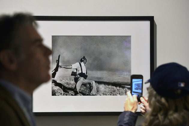 La foto 'Muerte de un miliciano' en una