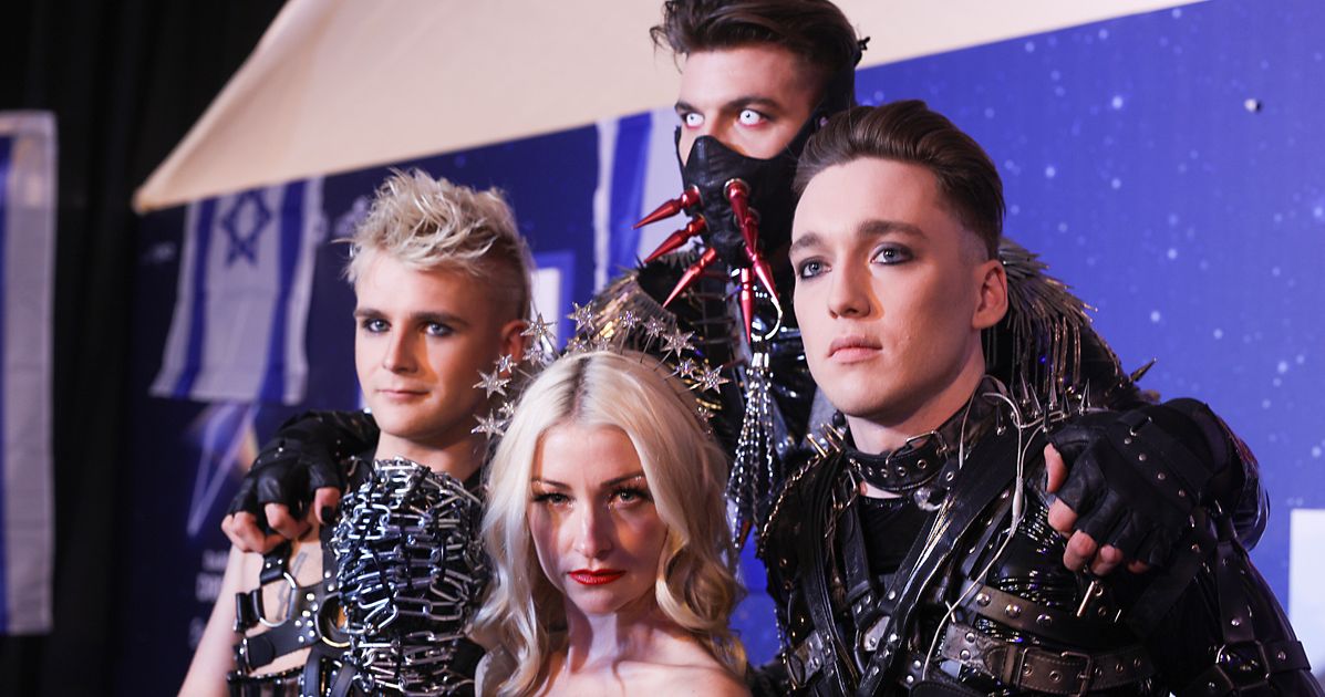 Eurovision Iceland S Entry Hatari Anger Event Organisers After Displaying Palestinian Flags