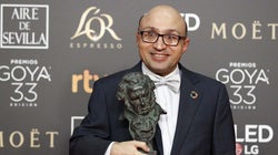 Jesús Vidal, actor de 'Campeones', participa en un acto de este partido político: 