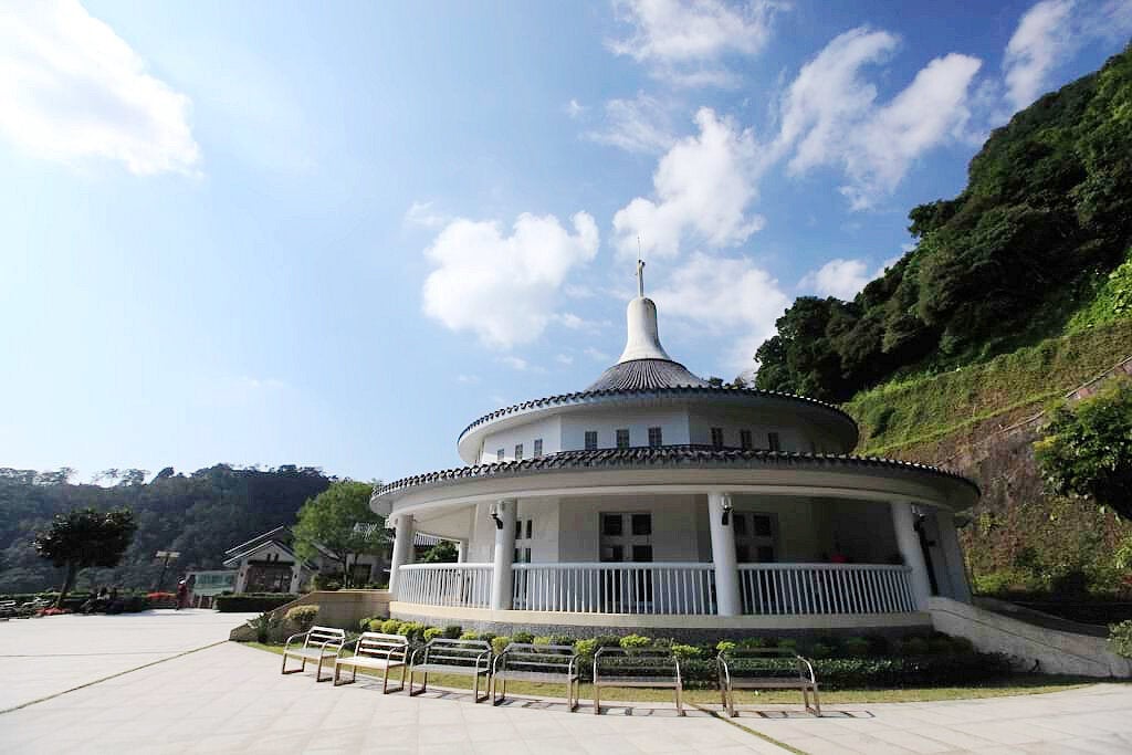 聖母朝聖地被天主教教徒視為聖山(圖片來源:宜蘭勁好玩)