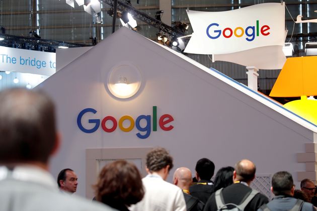 Logo Google au salon VivaTech à Paris, en mai