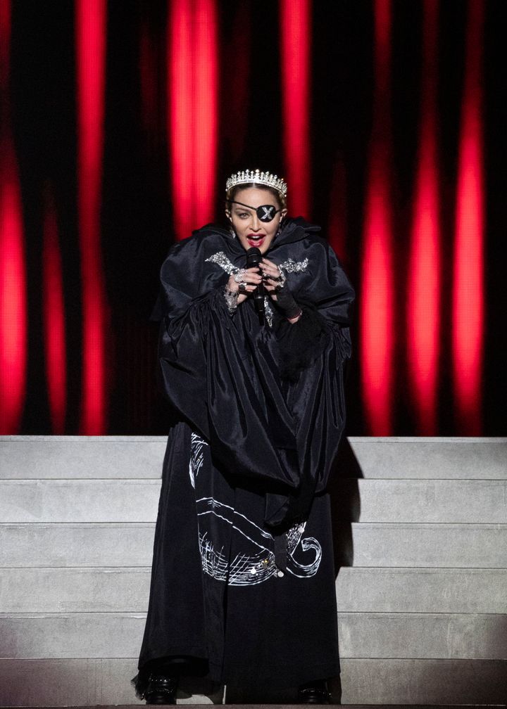 Madonna performs at Eurovision