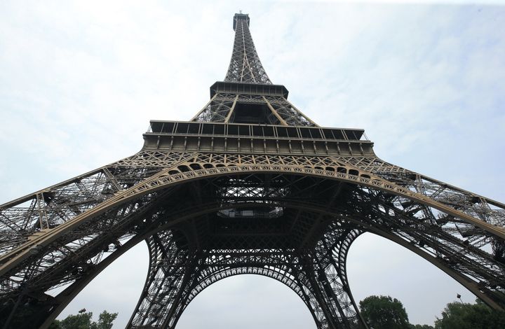 The Eiffel Tower has been closed after a visitor began climbing it 