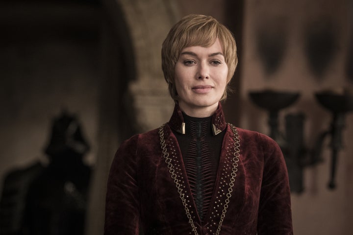 Cersei, looking Cersei-ish. 