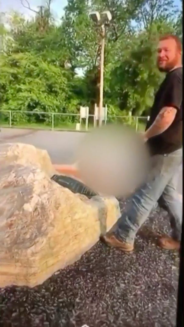 New Jersey men Bryan Bellace and Daniel Flippen, both 23, were arrested after video showed one of the urinating on a child's memorial, authorities said.