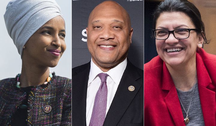 Three congressional lawmakers ― Ilhan Omar, André Carson and Rashida Tlaib ― hosted Monday night's groundbreaking event.