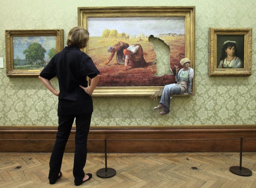 Estampe BANKSY - 2009 - Musée Klansman Banksy Vs Bristol - Occasion