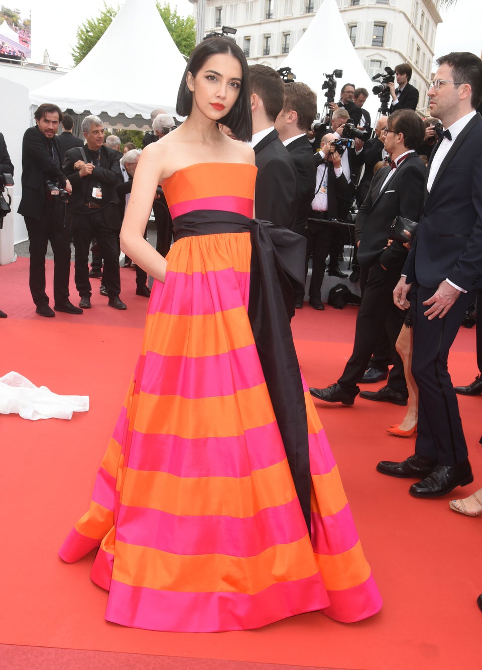 Kendall Jenner Is A Cotton Candy Confection In Seriously Pouffy Gown ...