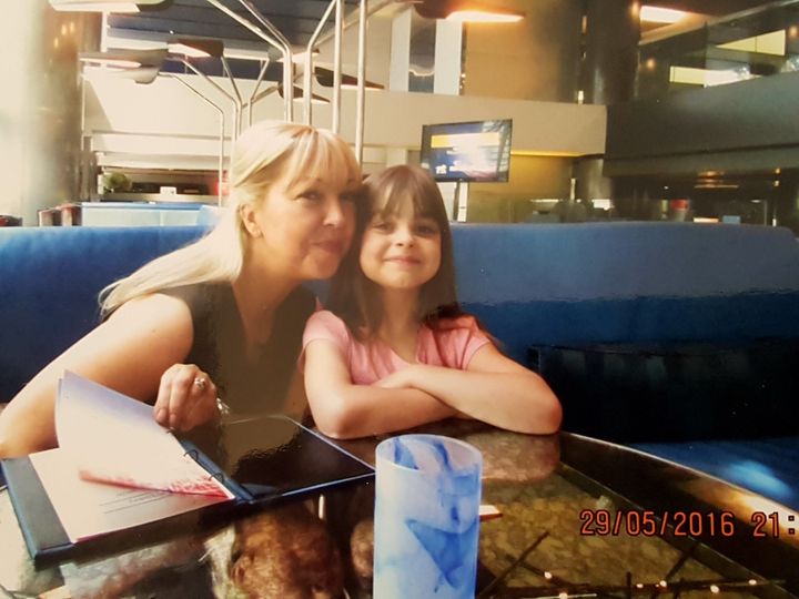 Lisa Roussos with daughter Saffie