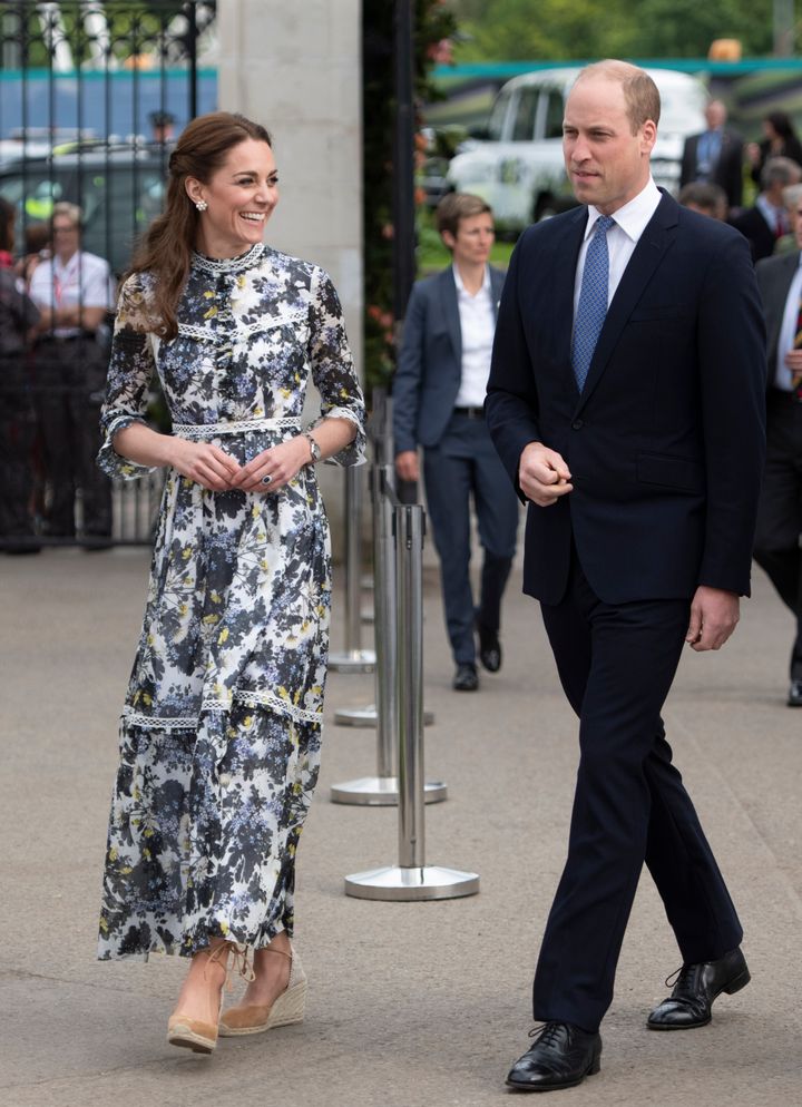 The Duke and Duchess of Cambridge at the RHS Chelsea Flower Show 2019 on May 20 in London.