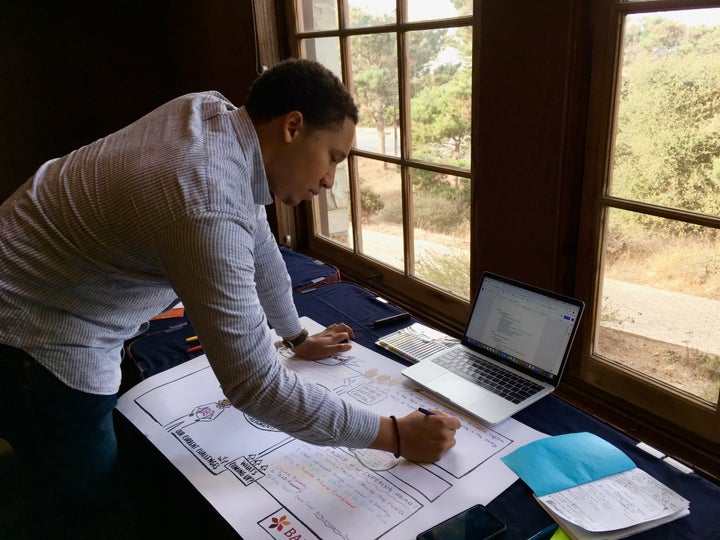 Lucas Turner-Owens, a fund manager with Ujima, dreams of having all of his spending needs met by minority-owned local busines