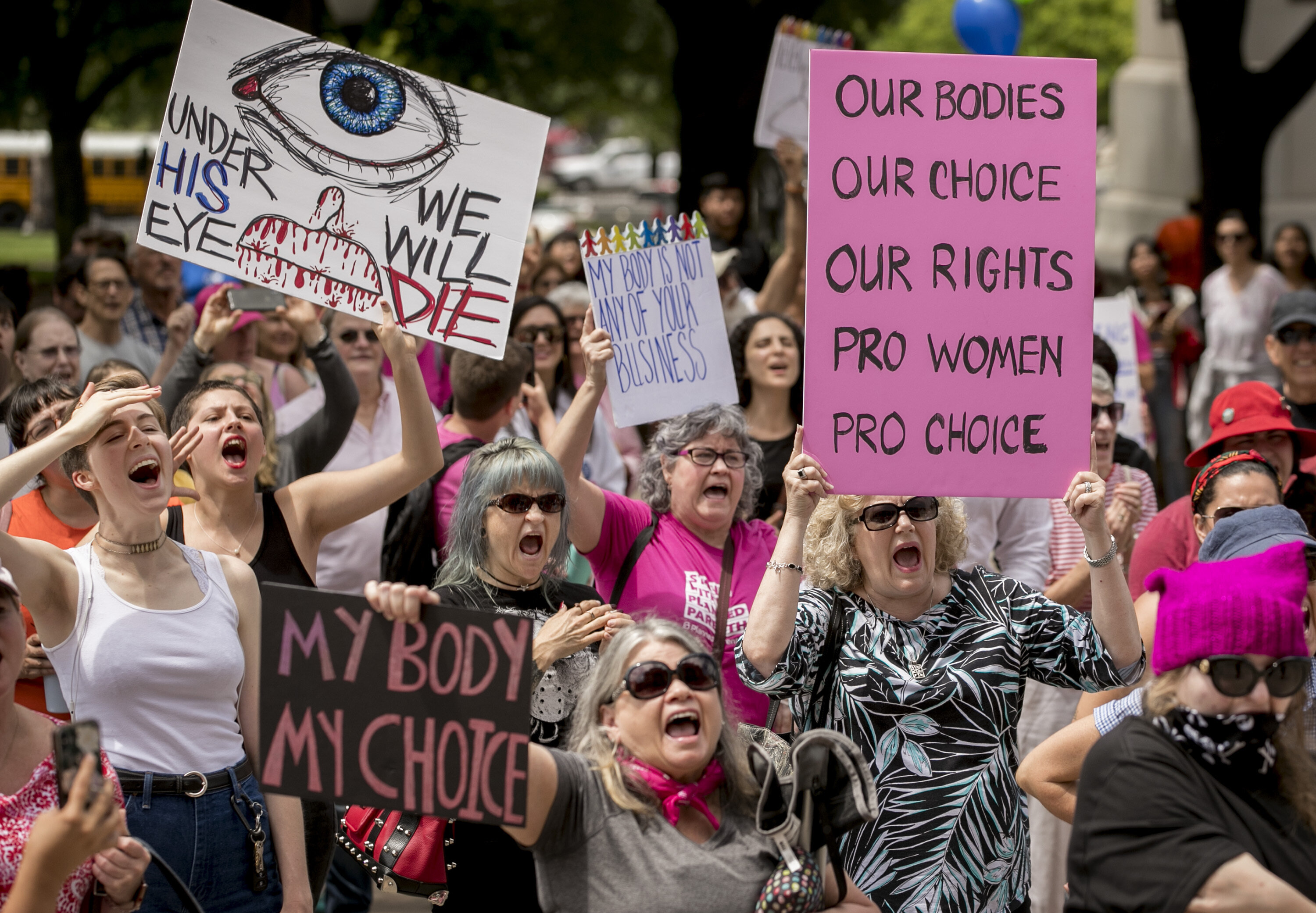 Abortion Rights Activists Rally In All 50 States In Wake Of Restrictive ...