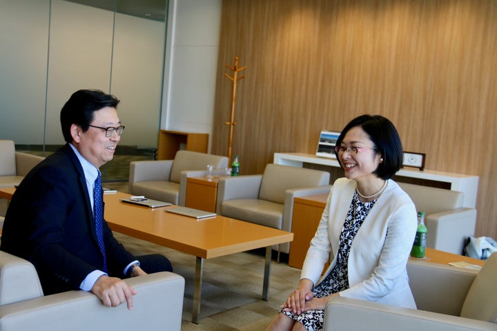 三好敏也さん（左）、天野妙さん（右）