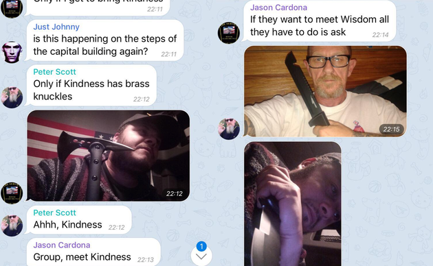 Leaked Proud Boys Chats Show Members Plotting Violence At