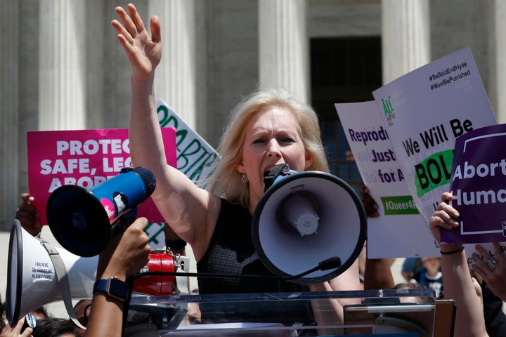 Sen. Kirsten Gillibrand (D-N.Y.) made a sweeping promise if she's elected president to push an ambitious "Family Bill of Rights" of progressive policies supporting children and families.