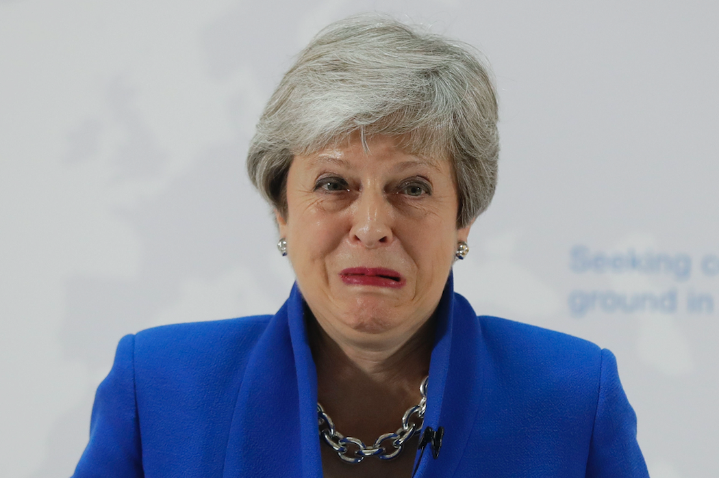 Theresa May is facing the end of her leadership following the disastrous reaction to her Brexit deal proposals (PA)