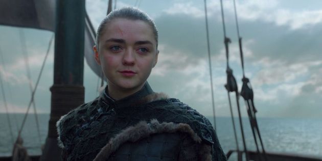 Arya sailed off into the distance 