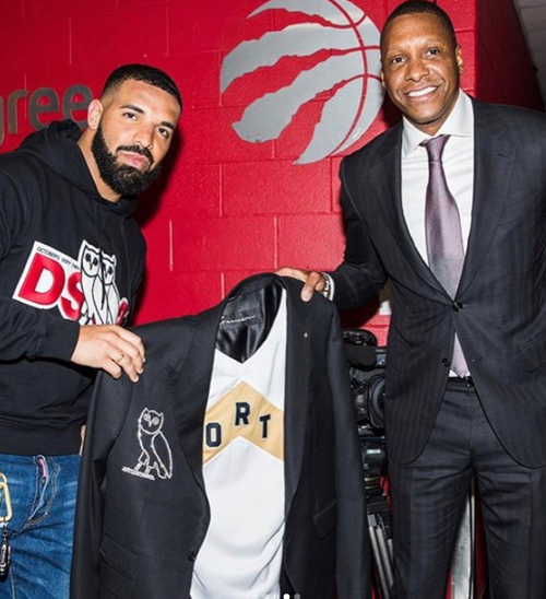 Drake Gifted 769 000 Diamond Clad OVO Jacket Before Raptors Game HuffPost Life