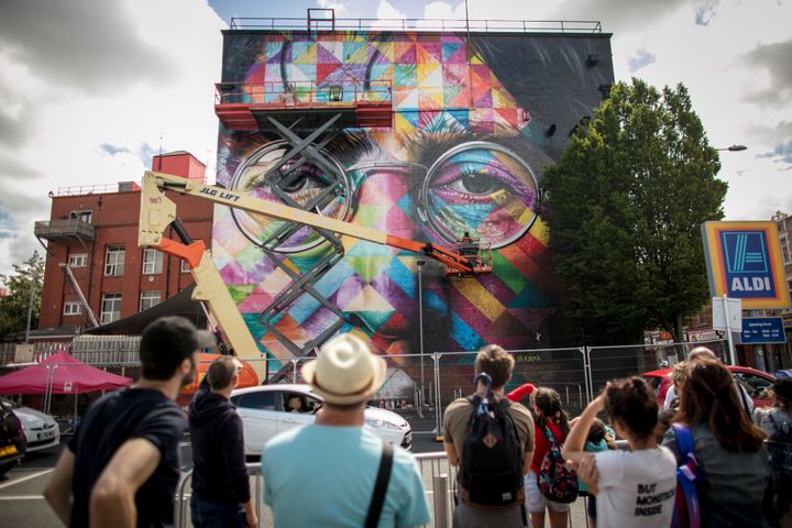 Some people thought Kobra's mural of John Lennon actually looked a bit like Harry Potter.