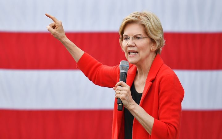Sen. Elizabeth Warren (D-Mass.) positioned herself as a champion for the middle class.