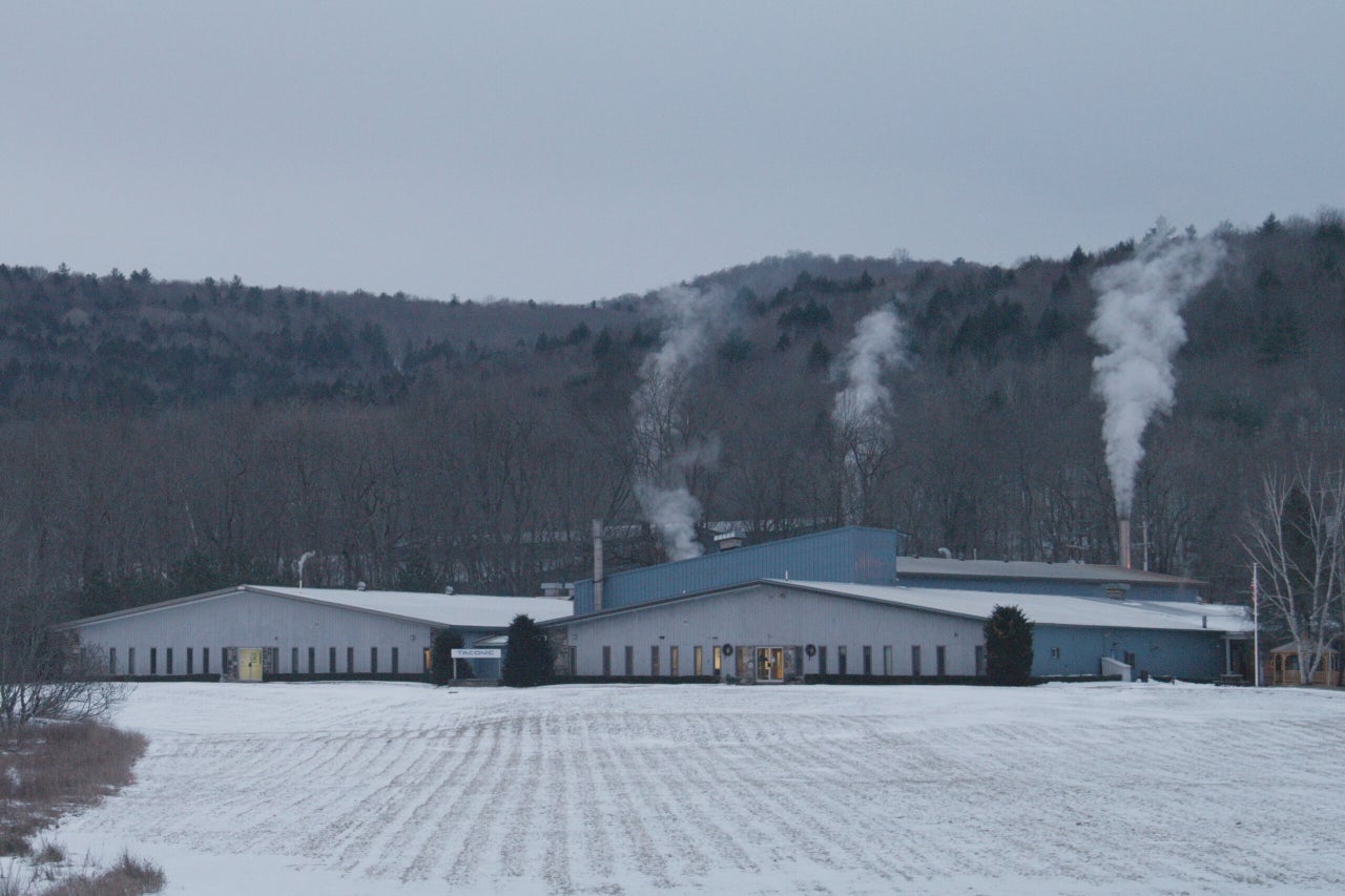 Taconic Plastics plant in Petersburgh, New York, where PFOA was used until 2013. 