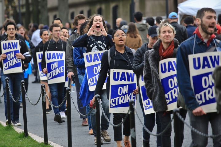 Grad students at Columbia University went on strike last year after the school refused to recognize their union. Now the school is bargaining.