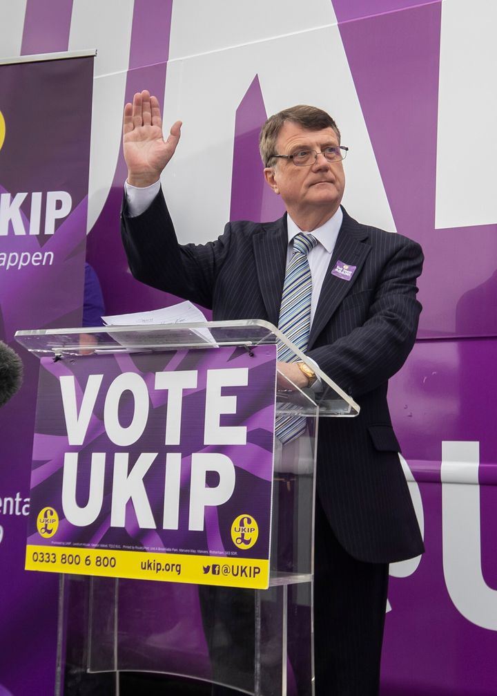 UKIP leader Gerard Batten 