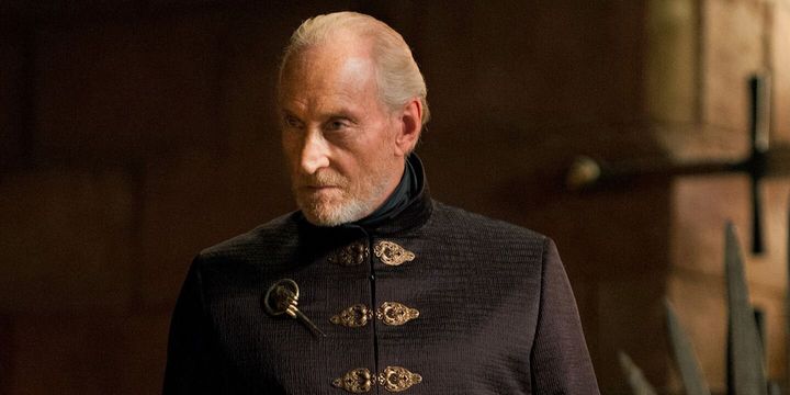 Charles Dance in character as Tywin Lannister