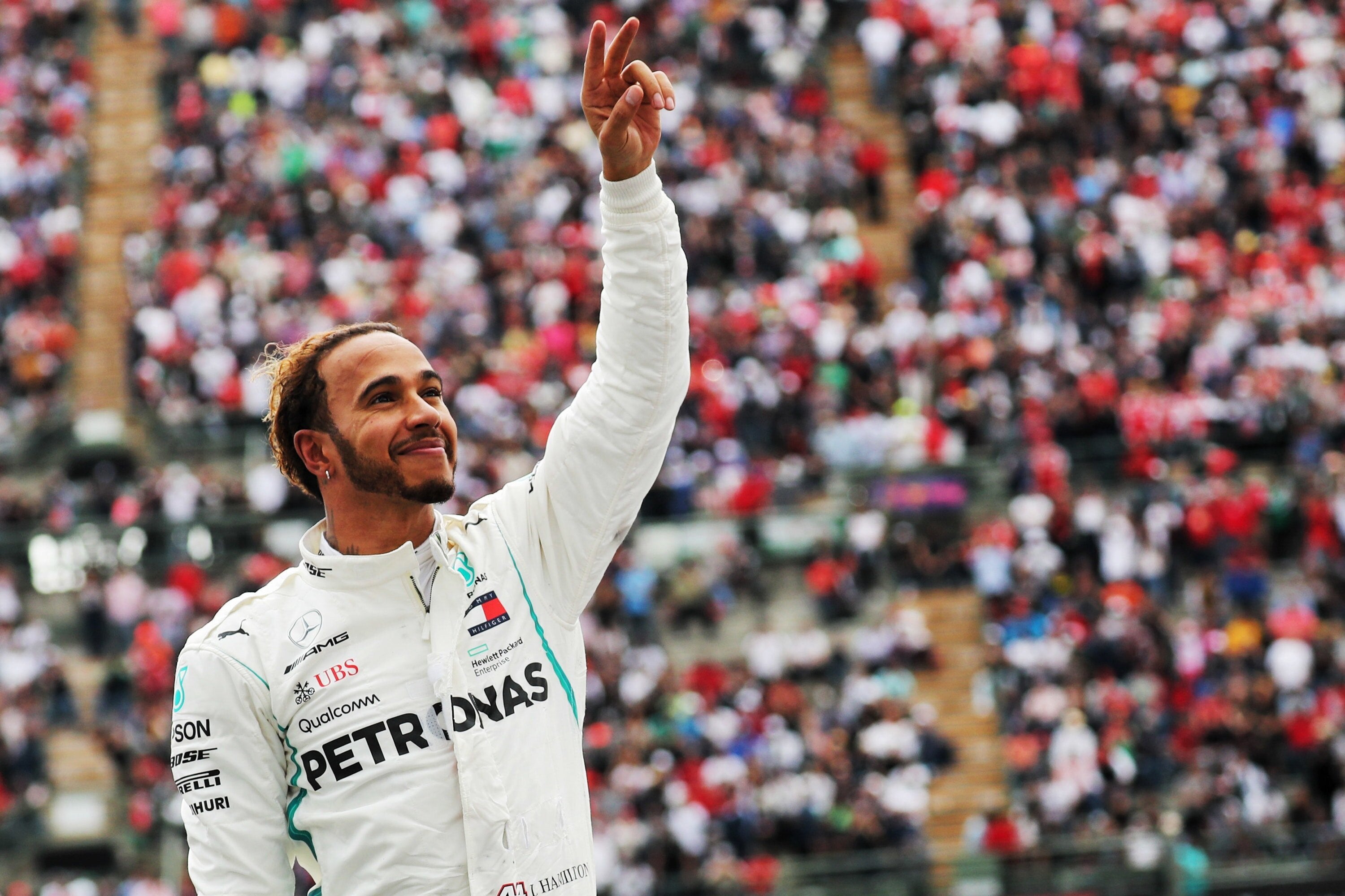 More than two million people tuned in to watch Lewis Hamilton win his fifth world championship in Mexico lPA Wire)