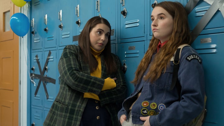 Beanie Feldstein (left) and Kaitlyn Dever (right) in "Booksmart."