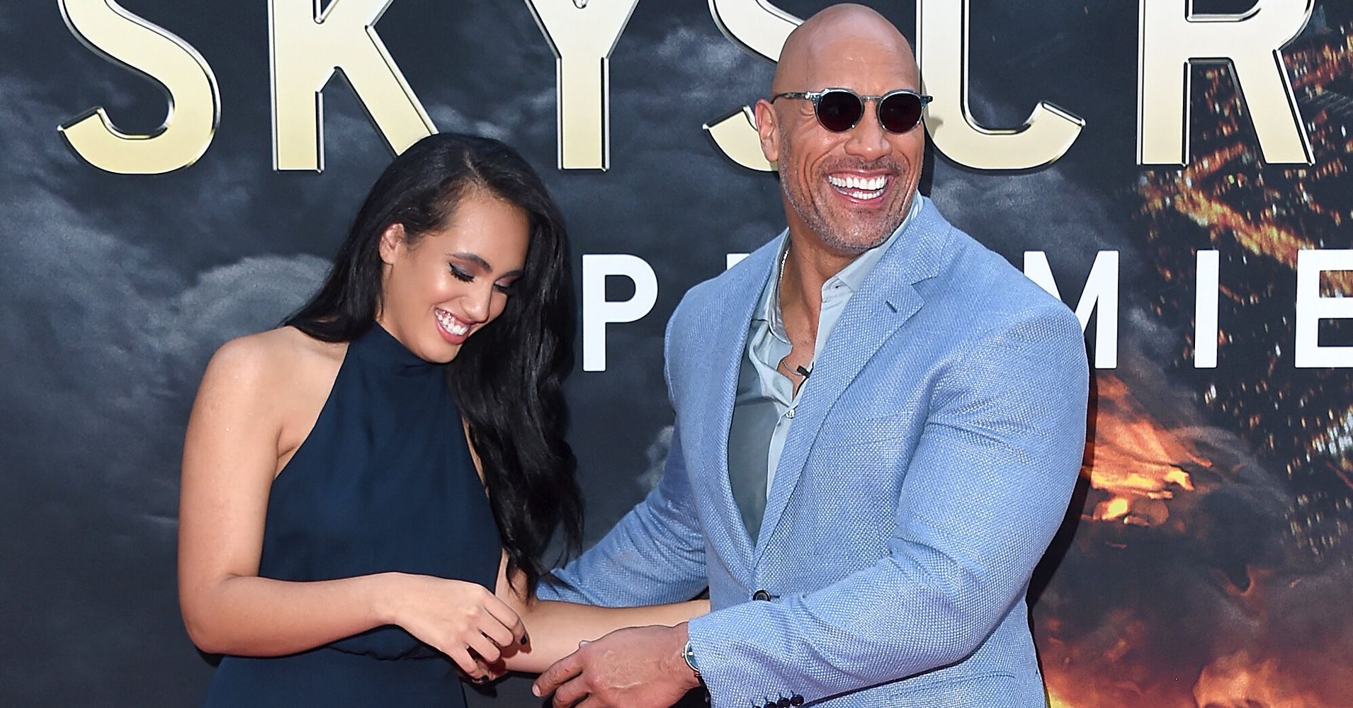 Dwayne Johnson Pulls Adorable Quintessential Dad Move On Daughter's 