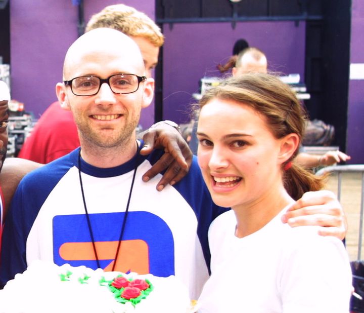 One of the photos Moby posted on Instagram as purported "evidence" that he and Natalie Portman once dated and were friends.