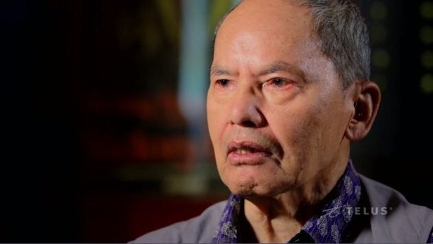 Tommy C.G. Wong, Force 136 veteran, in the documentary, "Force 136: Chinese Canadian Heroes."